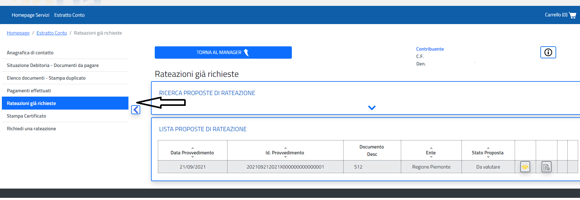 richiedi rateazione - 2